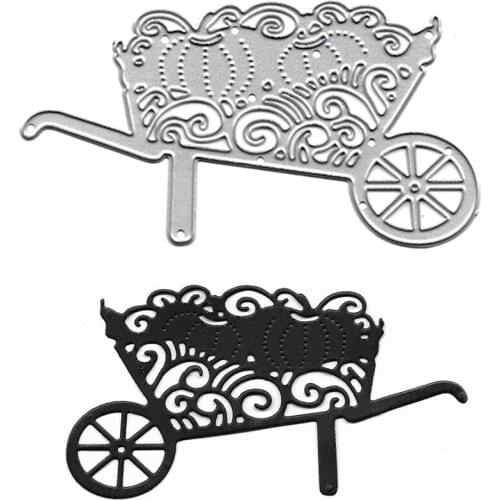 Garden Cart Metal Cutting Dies Scrapbooking Album Paper Cards Metal Crafts Embossing Folders Making Template Die Cut