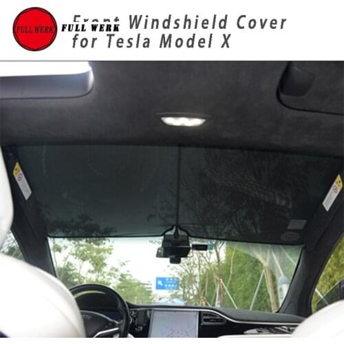 1pc Car Front Rear Windshield Sunshade Cover Protector for Tesla Model X Car Styling Accessories