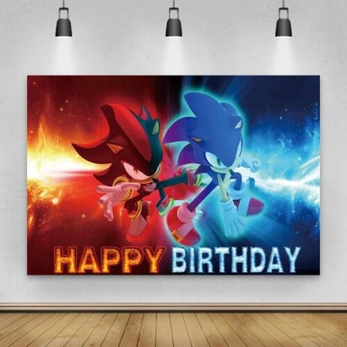 Cartoon Lightning Little Monster Fire Ice Backdrop Boy Birthday Party Room Decoration Photography Photo Kids Vinyl Background