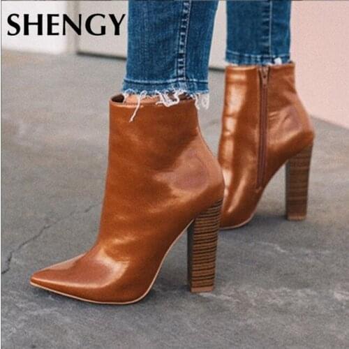 2019 New Summer Boots Sexy Zipper Gladiator Comfortable High Heels Women Pumps Shoes Breathable Leather Party Office Boots
