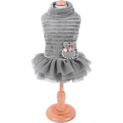 Winter Dog Clothes Princess Dress Cat Puppy Clothing Chihuahua Yorkshire Skirt Small Dog Costumes Poodle Pomeranian Pet Dresses