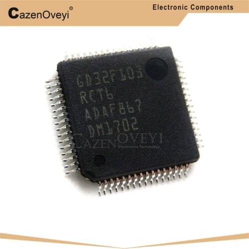 1pcs/lot GD32F103RCT6 STM32F103RCT6 LQFP64 MCU 32-bit STM32F1 ARM Cortex M3 RISC 256KB Flash 2.5V/3.3V 64-Pin LQFPIn Stock