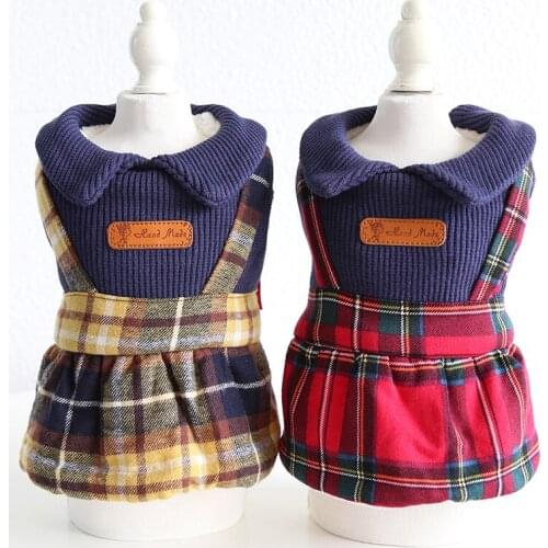 2021 Dog Dress Winter Doggie Puppy Cat Skirt Princess Coat Clothing Chihuahua Maltese Apparel Warm Dog Clothes Outfit Costume