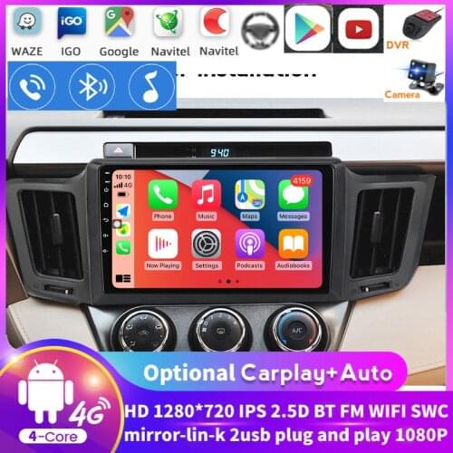 Android 8 Car Radio Stereo Auto Radio GPS Multimedia Audio Carplay For TOYOTA RAV4 RAV 4 2013 2014 2015 2016 2017 2018 Japanese