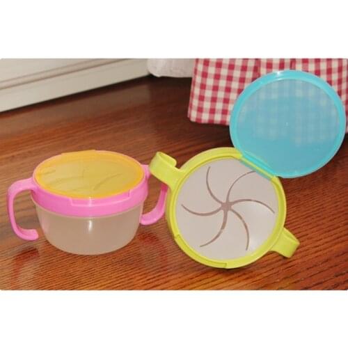 Healthy Baby Spill-Proof Bowl Dish Infant Snack Bowls Food Container Feeding Assist Food