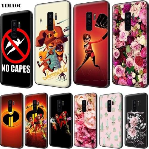 YIMAOC The incredibles 2 Case for Samsung Galaxy A7 A8 A9 A10 A20 A30 A40 A50 A70 M10 M20 M30 S10e J6 Plus