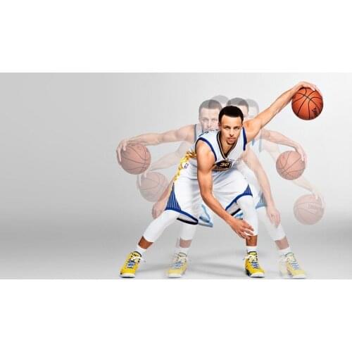 Home Decor Stephen Curry Basketball Star-Silk Art Poster Wall Sticker Decoration Gift