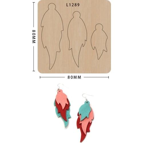 Knife Mold Diy Craft Making Decor Supplies Dies Template Earrings Shaped Multilayer Decoration Suitable For Big Shot Machines