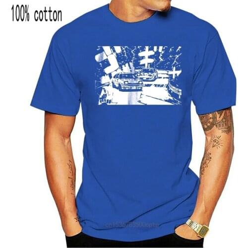 Fashion New Top Tees Tshirts New Initial D AE 86 Anime Series Graphic Cotton Black shirt size S to 3XL T shirts