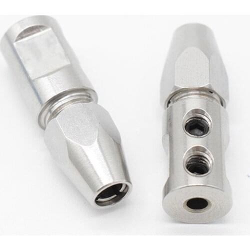 Rc Boat Flexible Coupling CW Stainless Steel 3*3mm/3*4mm flex Collet Coupler Fits For 3mm Brushless Motor Shaft