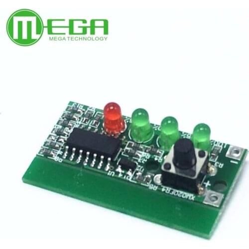 Battery Capacity Indicator 4 LEDs Display Module for 3S 9-12.6V Micro Switch Microswitch Board Electricity Quantity