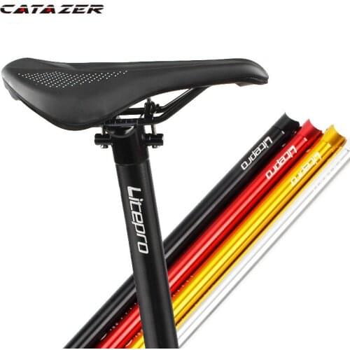 Litepro Folding Bike Seatpost 33.9*600mm Seat Rod Aluminum Alloy Seat Tube Super Light CNC Seat Post Plum Tube