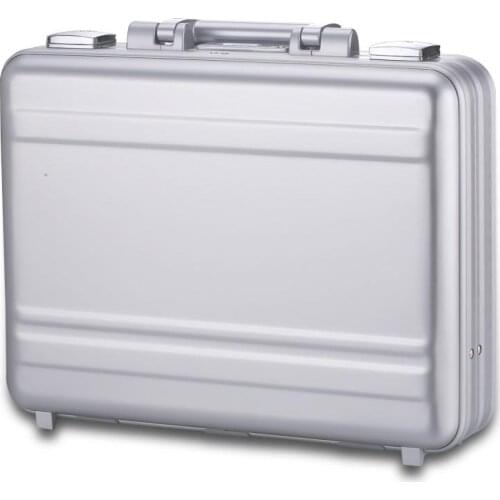 Briefcase Metal Aluminum Hard Case Laptop Bag 13 Inch 15 6 inches Luxury Men Laptop Bag