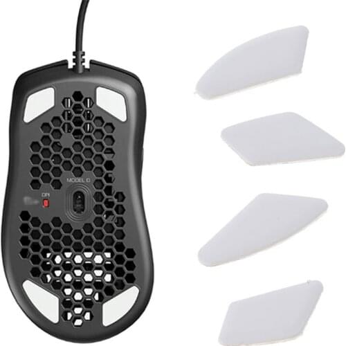 New Arrival 1 set/pack Enhanced Tiger Gaming Mouse Skates Feet For Glorious Model D White Glides Curve Edge Enhanced