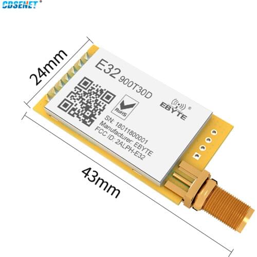 Long Range LoRa SX1278 SX1276 915MHz rf Module E32-915T30D 1W 915 MHz Wireless Transceiver iot Transmitter Receiver
