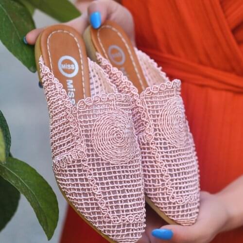 Tonar Cusi Powder Braided Women Slippers Spring Summer New Season Casual New Creation Cool Summery Style Comfortable