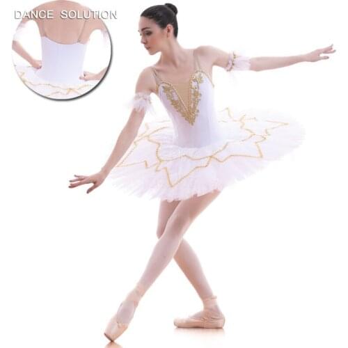 Spandex Top 5/6/7 Layers Tulle Tutu Ballet Dancing Dress Women & Chidren Dance Pancake Tutus Ballerina Solo Skirt 2 Color BLL046