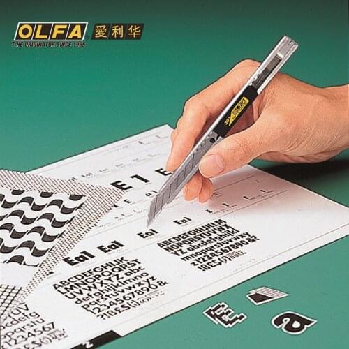OLFA SAC-1 Knife Angle Graphic Art Stainless Steel Cutter Slide Auto Lock Stainless steel blade SAB-10B DKB-5 SAB-10
