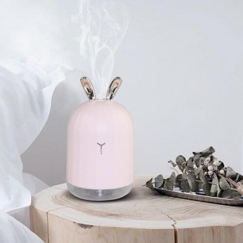 High Quality 220ML Ultrasonic Air Humidifier Aroma Essential Oil Diffuser for Home Car USB Fogger Mist Maker with LED Night Lamp