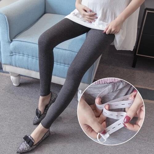 Hight Waist Skinny Belly Cotton Maternity Legging 2016 Fashion Spring Autumn Thin Pencil Pregnancy Pants For Pregnant Women