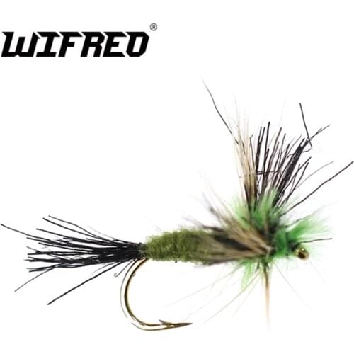 Wifreo 6pcs Fly Fishing Spinner Flies Mayfly Spinners For Trout Fishing Size 10 Dry Flies Fishing Lure