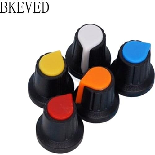 20PCS WH148 potentiometer knob cap Yellow Orange Blue White Red 15X17mm AG2 knob