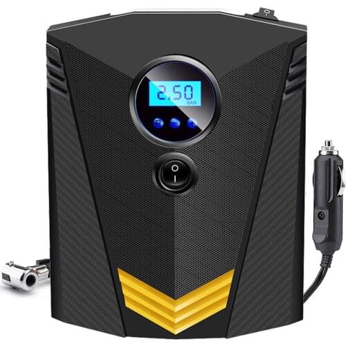 Car Automatic Tire Inflator 150 PSI Air Compressor Pump Digital DC 12 Volt Auto Air Pump for Car Motorcycle with LED Light
