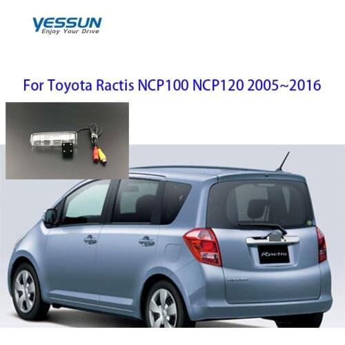 Yessun License plate rear view camera For Toyota Ractis NCP100 NCP120 2005 2006~2016 Car camera /Parking nightview camera
