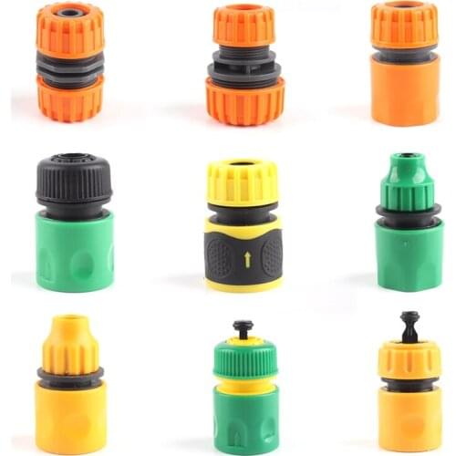 2 pcs Garden Quick Connector Irrigation Hose Fast Connector Watering Repair Joint Gardening Accessories House Hold Pipe Adaptor