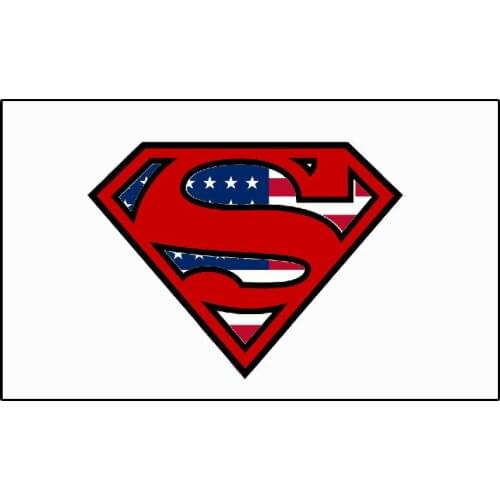 DC comics-Superman logo flag Decoration banner90*150cm/ 3x5ft gtr for hanging