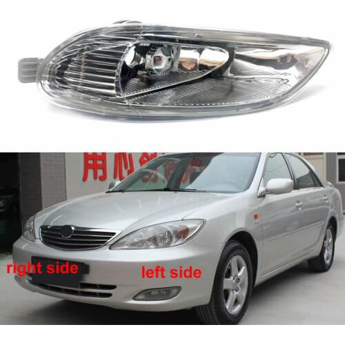 For Toyota Camry 2.4 2002 2003 2004 Front Bumper Grille Signal Lamp Clear Lens Bumper Driving Fog Lights Assembly