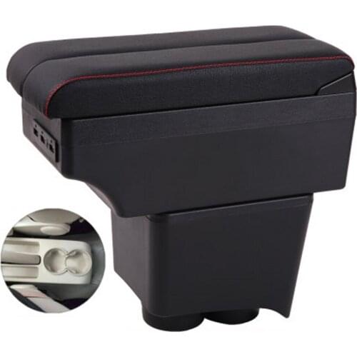 For Volkswagen polo armrest box central content box interior Armrests Storage car-styling accessories part with USB