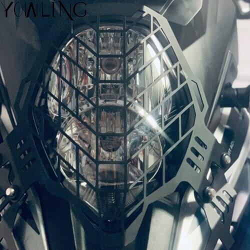 Motorcycle Headlight Head Lamp Light Grille Guard Cover Protector For Suzuki V-STORM 1000 V-strom DL1000 2017 2018 2019 2020