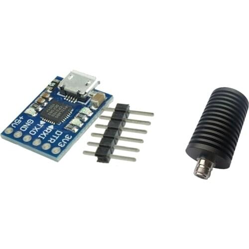 Micro-USB to UART TTL Module 6Pin Serial Converter CP2102 STC & 50W Dummy Load N Female Socket DC - 3GHz 50 Ohm