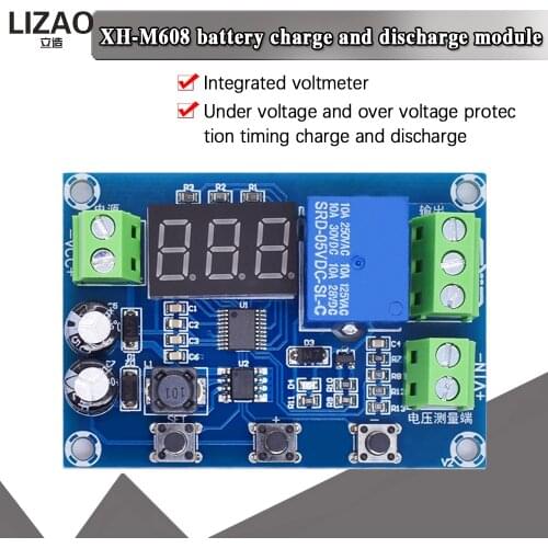 WAVGAT XH-M608 battery charging module meter under voltage overvoltage protection for power amplification module