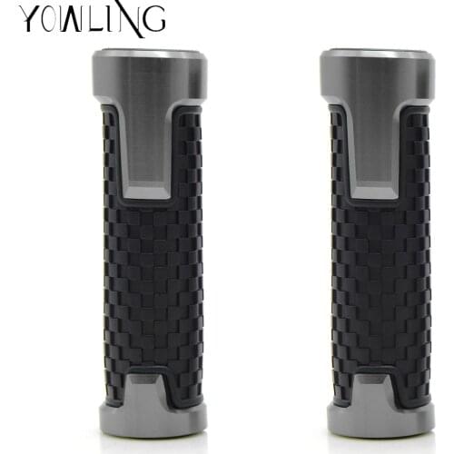 Motorcycle CNC+Rubber handle grips Motorbike handlebar grips for SYM CRUISYM 300 180 150 EVO RV250 JET125 XS125T-2D XS150T-2A