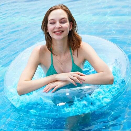 Rooxin Inflatable Pool Float Swimming Circle Swimming Ring for Adult Kids Women Swim Ring Boia Beach Water Seat Pool Party Toys