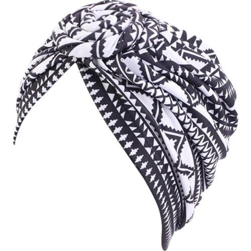 New fashion Women Turban African Pattern Print Turban Hats headscarf Headwrap Bandana Headwear Hair Accessories
