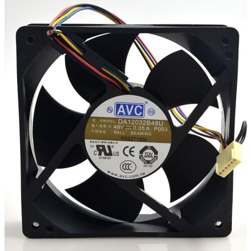 New FOR AVC DA12032B48U 12cm 1203248V 0.35A Double Ball Cooling Fan