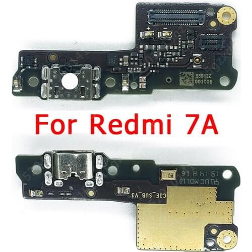Original Charge Board for Xiaomi Redmi 7A USB PCB Dock Connector Flex Cable Replacement Spare Parts Charging Port for Redmi 7 A