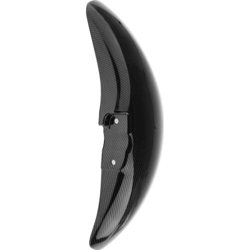 Front Fender Mudguard fits for CB400 Universal Black Carbon Fiber Style