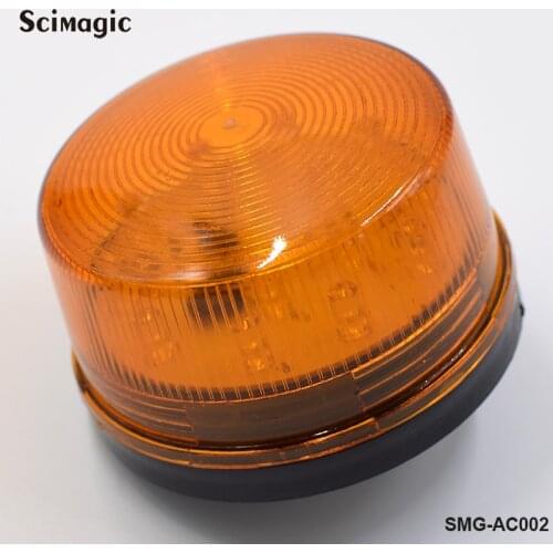 DC 12V or 24V LED Gate Flashing Light Lamp Alarm Lamp For Swing Sliding Gate Opener/Barrier Gate Signal Strobe Flashing Lamp