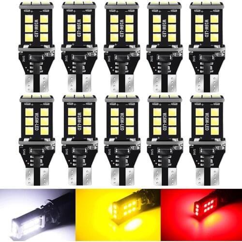 T15 W16W Canbus 5w5 LED Backup Reverse Light For Kia Rio K2 3 Armrest Ceed Sportage Sorento Cerato Soul Picanto Optima K3 White