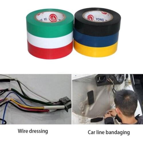 Waterproof Duct Tape Transformer PVC Electric Wire Insulation Self Adhesive Tape Flame Retardant Plastic Tape Home Kitchen Alexa