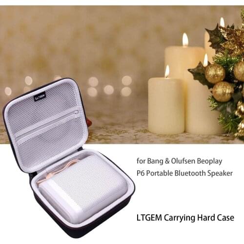 LTGEM EVA Hard Case for Bang & Olufsen Beoplay P6 Portable Bluetooth Speaker - Travel Protective Carrying Case Bag