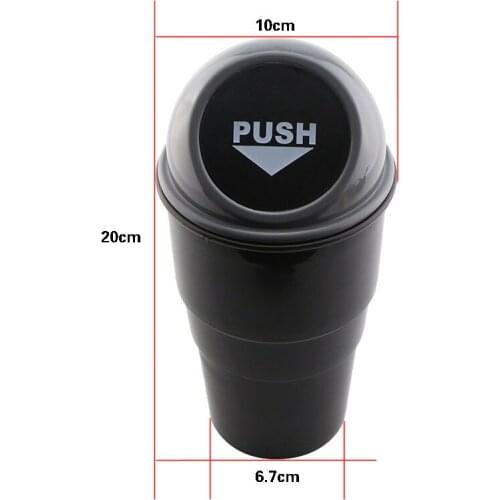 1 Set Car Trash Can Garbage Dust Door Storage Barrel Box for Hyundai SOLARIS Verna IX25 IX35 IX45 Sonata 8 Elantra Accessories