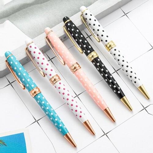 1PCS Wave Point Ball Pen1.0mm Black Refill Ballpoint Pen School Office Stationery Student Writing Tool Working Gel Pen