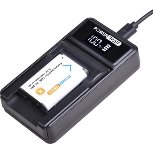 1x NP-BX1 npbx1 Battery+LED USB Charger For Sony FDR-X3000R RX100 AS100V AS300 HX400 HX60 AS50 WX350 AS300V HDR-AS300R FDR-X3000