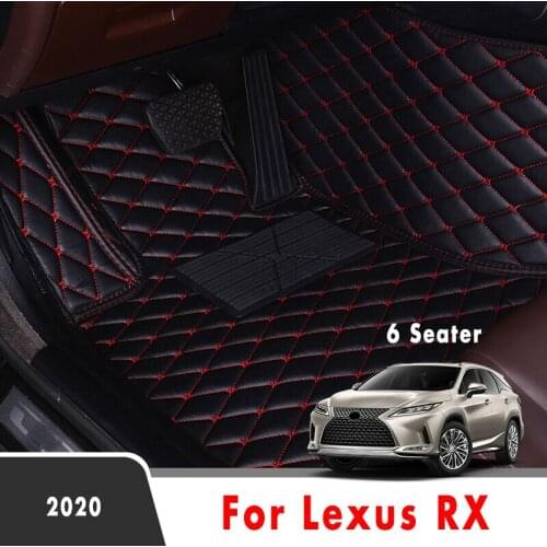 Car Floor Mats For Lexus RX 2020 6 Seater Carpet Artificial Leather Waterproof Anti-Dirty Car Accessories Interior Foot Pads