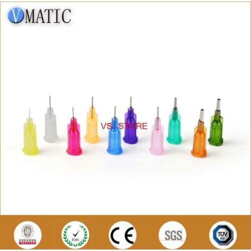 Free Shipping Non-Sterilized 100Pcs Blunt Industrial Dispensing Blunt Needles With 1/4" Inch Stainless Steel Tip